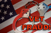 Vet charged with fraud for faking war record.
