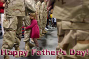 Remember soldiers' sacrifices this Father's day.