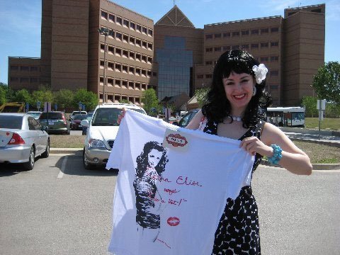 Gina the PinUp for Veterans Girl