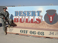 Cassidy during his tour of Iraq in 2006 