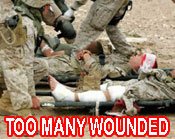 Wounded Troops Overwhelming Healthcare System
