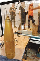 Detonation of hazardous munitions will take place in two-story, 110-ton setup veterans today 