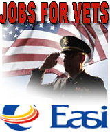 Easi seeks war veterans for jobs.