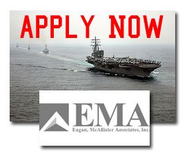 jobs at eagan mcallister associates navy contractor