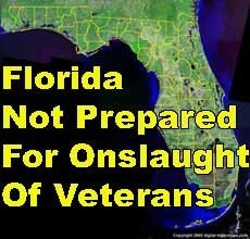 floridamap Authorities say Florida is not prepared to be the nation's leader in ex-military.