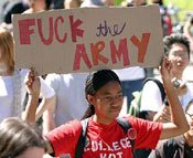 Military recruiters suffer at hands of American bullies