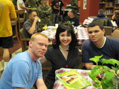 Gina Elise with U.S. Military in San Diego