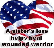 A sister's love helps heal wounded warrior