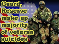 Guard, Reserve make up majority of veteran suicides