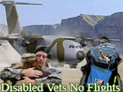 No Flights for Disabled Veterans
