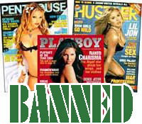 Congressman wants to ban porn magazines from Military Bases. VT
