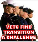 War Veterans Find Transition Back to Workplace a Challenge