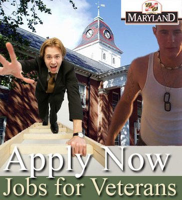 Apply to Marylands Jobs Now! Veterans!
