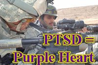 Nine decades after soldiers were executed for "cowardice" brought on by what was then called shellshock during the First World War, veterans of Iraq and Afghanistan may be the first to have their mental injuries treated the same as battlefield wounds.