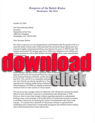Download the Lejeune Congressional Letter