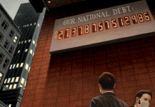 USA’s National Debt Clock Can’t Keep up with Government Spending Over Last 30 Years