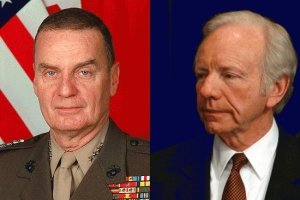 Gen. James L. Jones, Jr. and Senator Joe Lieberman
