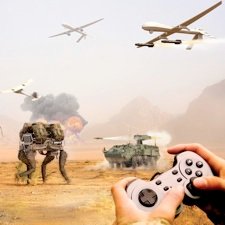 Remote control in high-tech warfare has begun to extend to robots involved in surveillance, troop supply and even the firing of powerful weapons.
