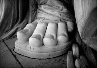 The Statue of Liberty Foot UnShackled, a Freed Slave