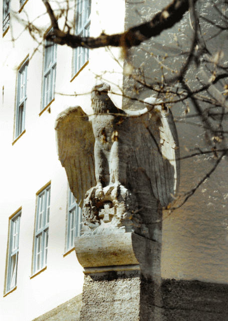 GERMAN IMPERIAL EAGLE, US BARRACKS, GARMISCH