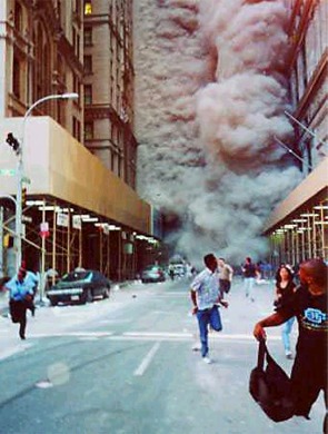 WTC Dust running people NYTimes