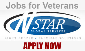 Veterans!  Apply for Nstar Global Services Jobs Now!