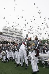 "West Point" "Graduation Hat Toss"