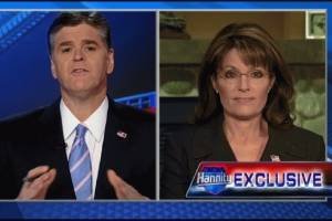 Sean Hannity and Sarah Palin