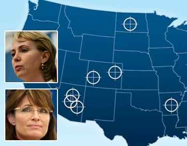 Sarah Palin Targets Congresswoman Gifford with Massacre in Arizona as Consequence