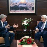 Palestinian President Mahmoud AbbasMeets EU Special Representative for the Middle East Peace Process Marc Otte