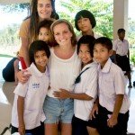 school children in Thailand