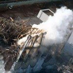 Destroyed reactor building in Japan.