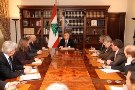 European and British delegation in Lebanon