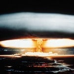 France exploded this nuclear weapon at Mururoa Atoll in French Polynesia on July3 1970 Scientific American Sygma Corbus advances in monitoring-nuclear 1