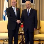 William Hague and Shimon Peres