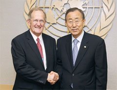 Ban ki moon Joseph Deiss