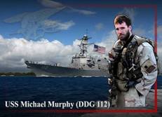 MOPH Salutes the Family of Lt. Michael P. Murphy on the Christening of DDG-112