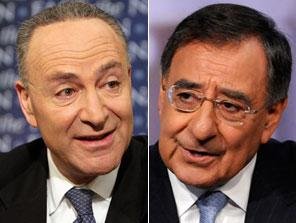 Chuck Schumer and Leon Panetta