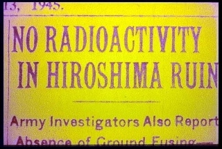 Sept 1945 Pulitzer Prize winning Lie in NYT No Radiation in Hiroshima