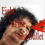 Gaddafi last bullet