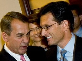 John Boehner and Eric Cantor