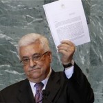 Abbas at UN submitting statehood bid
