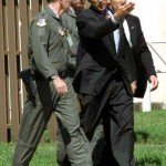 bush at barksdale on 9 11