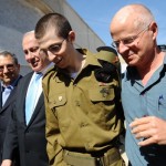 Gilad shalit-10 with his father noam shalit