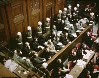 Defendants at Nuremberg trials
