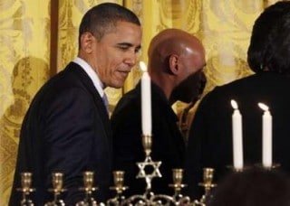 obama hanukkah menorah white house