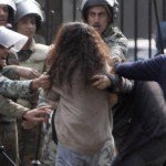 Egyptian soldiers clash with protesters