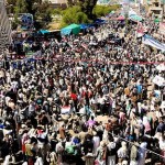 Mass protest in Sana’a demands president Saleh’s trial