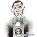 obama cartoon