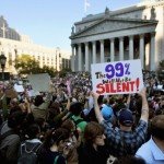 Labor Movement And An Organized College Walkout Add Support To Occupy Wall Street Protest